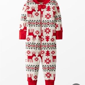 Hanna Andersson Holiday Dear Deer HannaJams Sleeper Size 2T